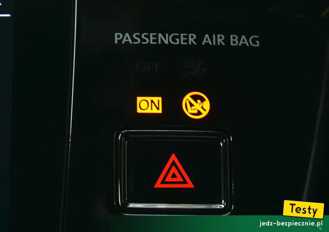 Testy - Volkswagen Taigo - aktywna poduszka powietrzna pasażera, ON