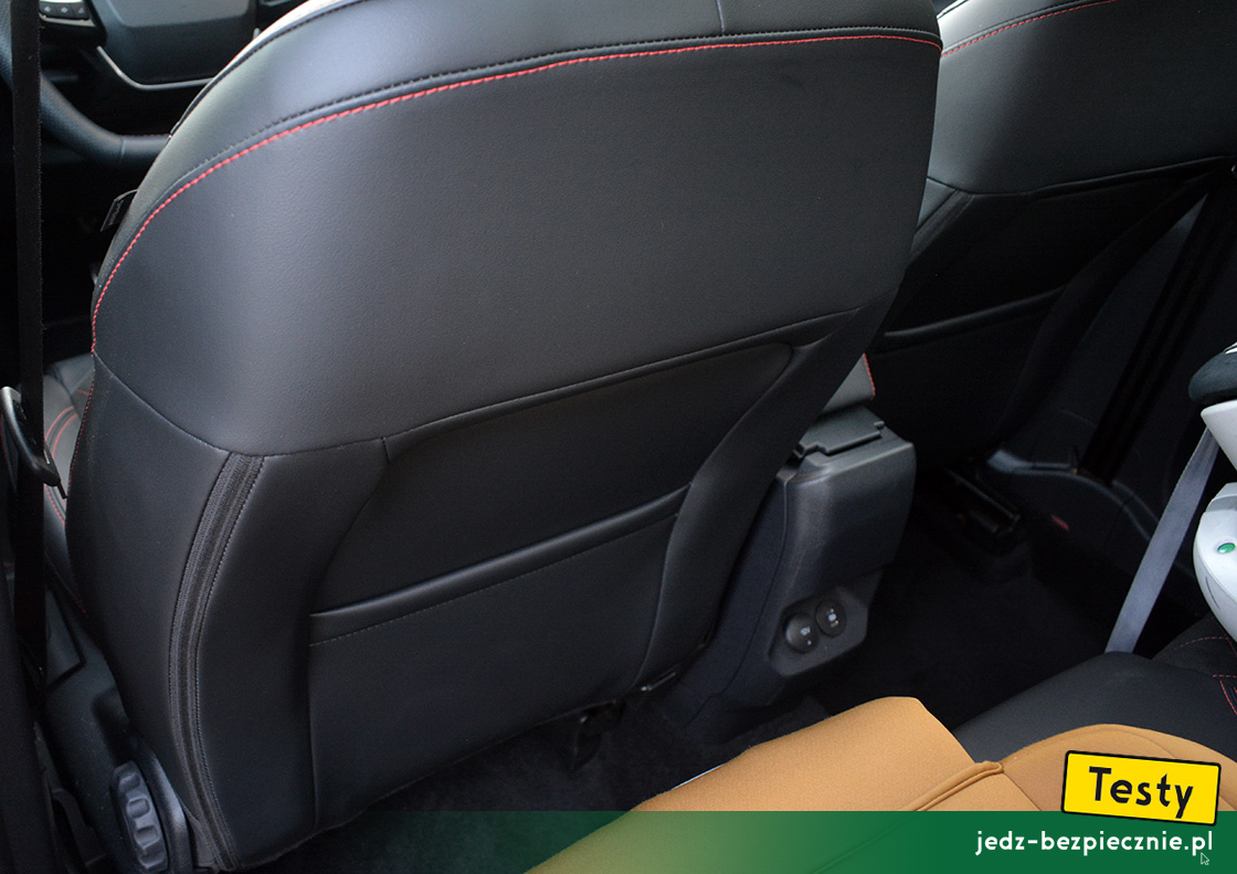 TESTY | Ford Puma mild hybrid facelifting | tapicerka foteli