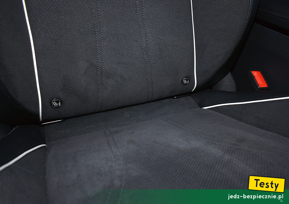 TESTY | Volkswagen ID.7 | para uchwytów Isofix/i-Size fotel pasażera