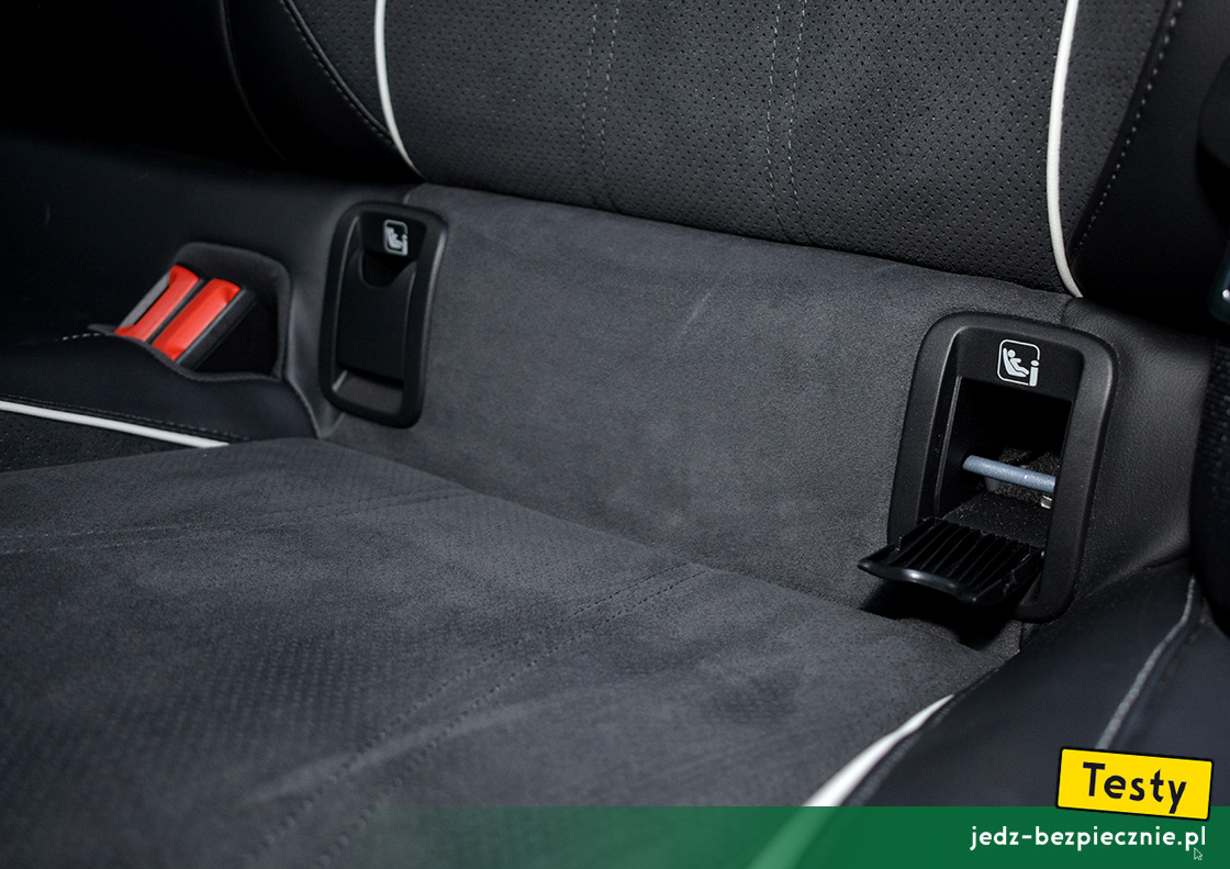 TESTY | Volkswagen ID.7 | para mocowań Isofix/i-Size na skrajnych miejscach kanapy