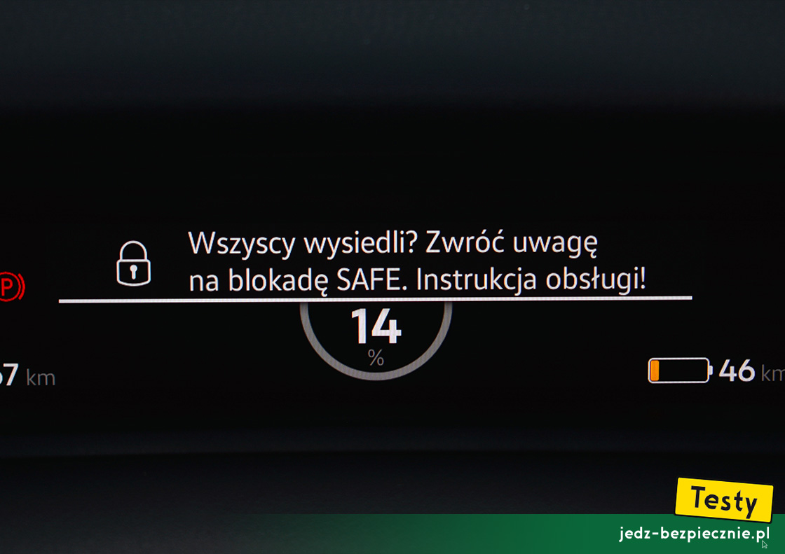 TESTY | Volkswagen ID.7 | ostrzeżenie - czy wszyscy wysiedli?