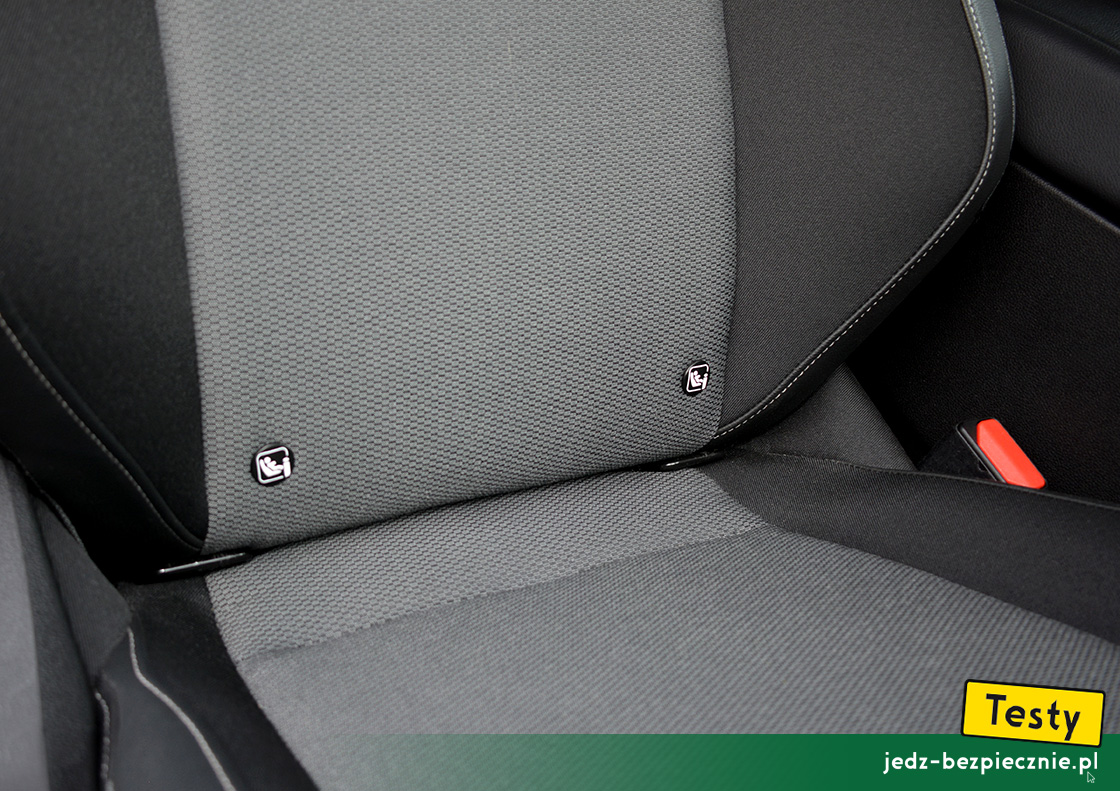 TESTY | Renault Grand Kangoo | para mocowań Isofix, fotel pasażera