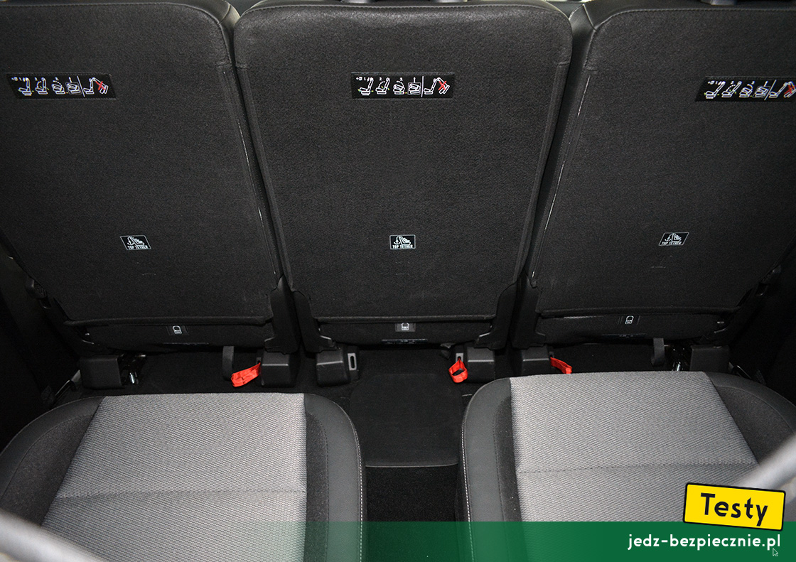 TESTY | Renault Grand Kangoo | top-tether, II rząd siedzeń
