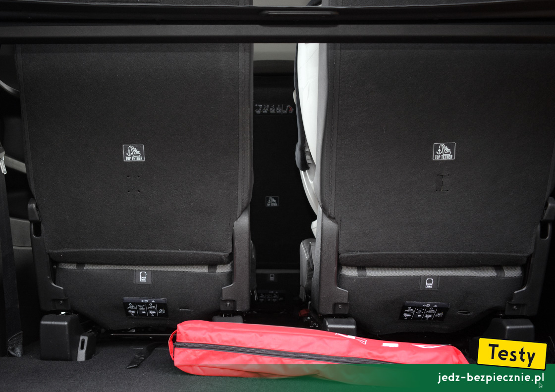 TESTY | Renault Grand Kangoo | mocowania top-tether, fotele w trzecim rzędzie siedzeń