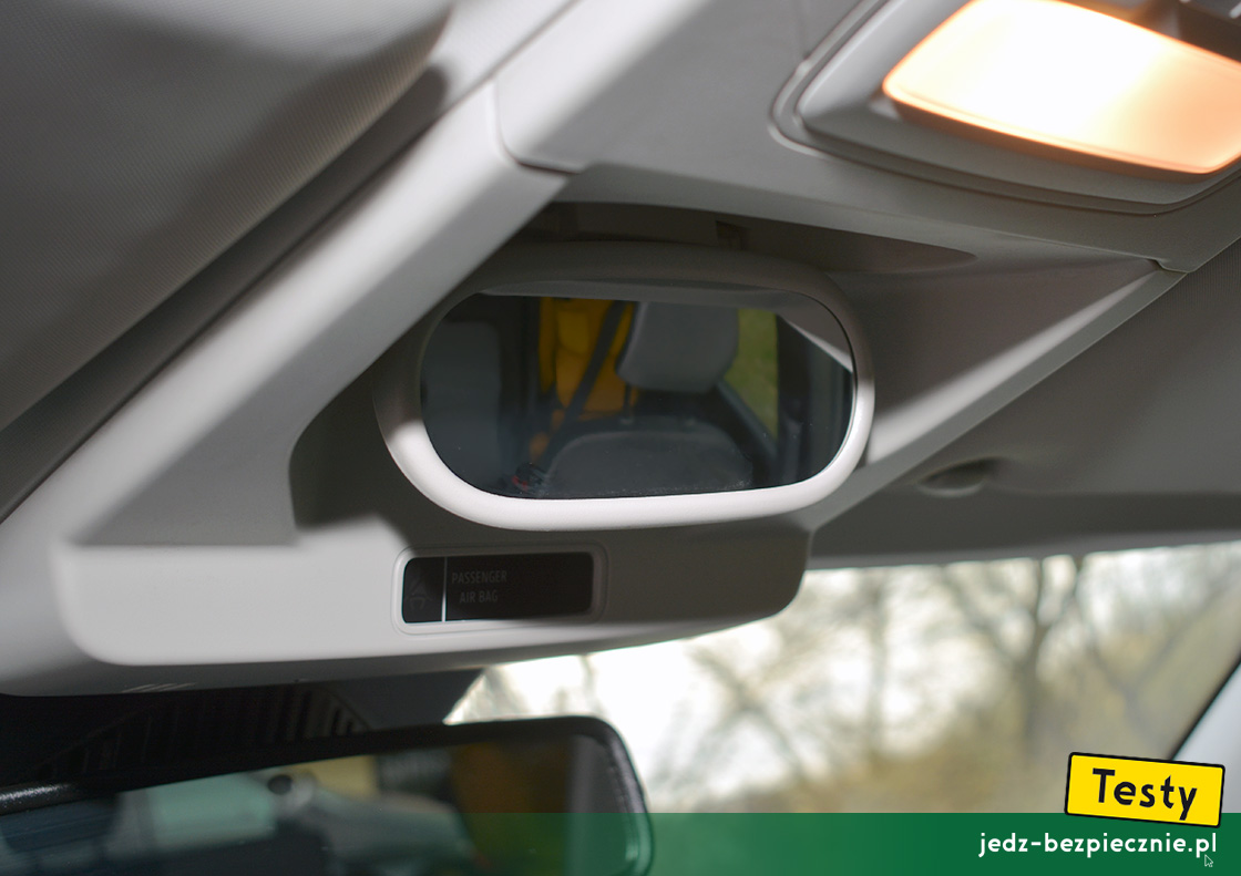 TESTY | Renault Grand Kangoo | dodatkowe lusterko do obserwacji dzieci podróżujących z tyłu