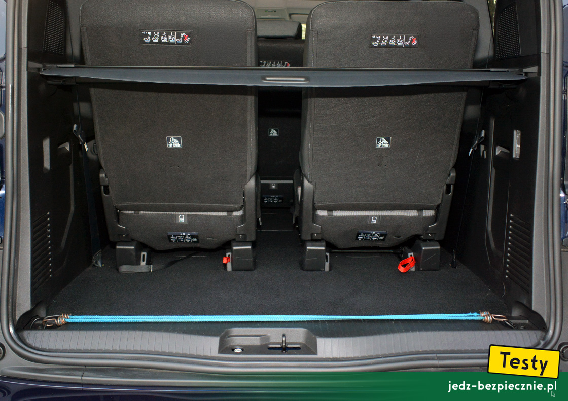 TESTY | Renault Grand Kangoo | linki do zabezpieczenie przewożonych rzeczy w bagażniku