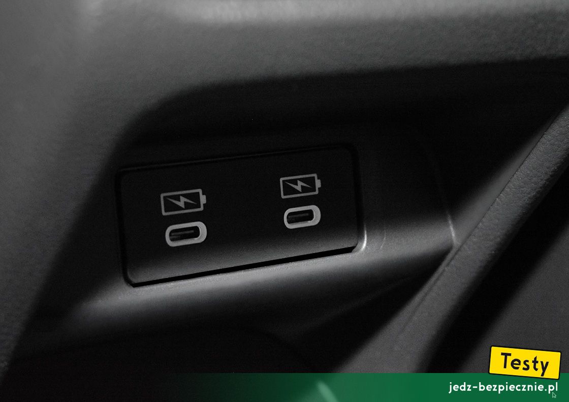 TESTY | Honda e:Ny1 | porty usb-c