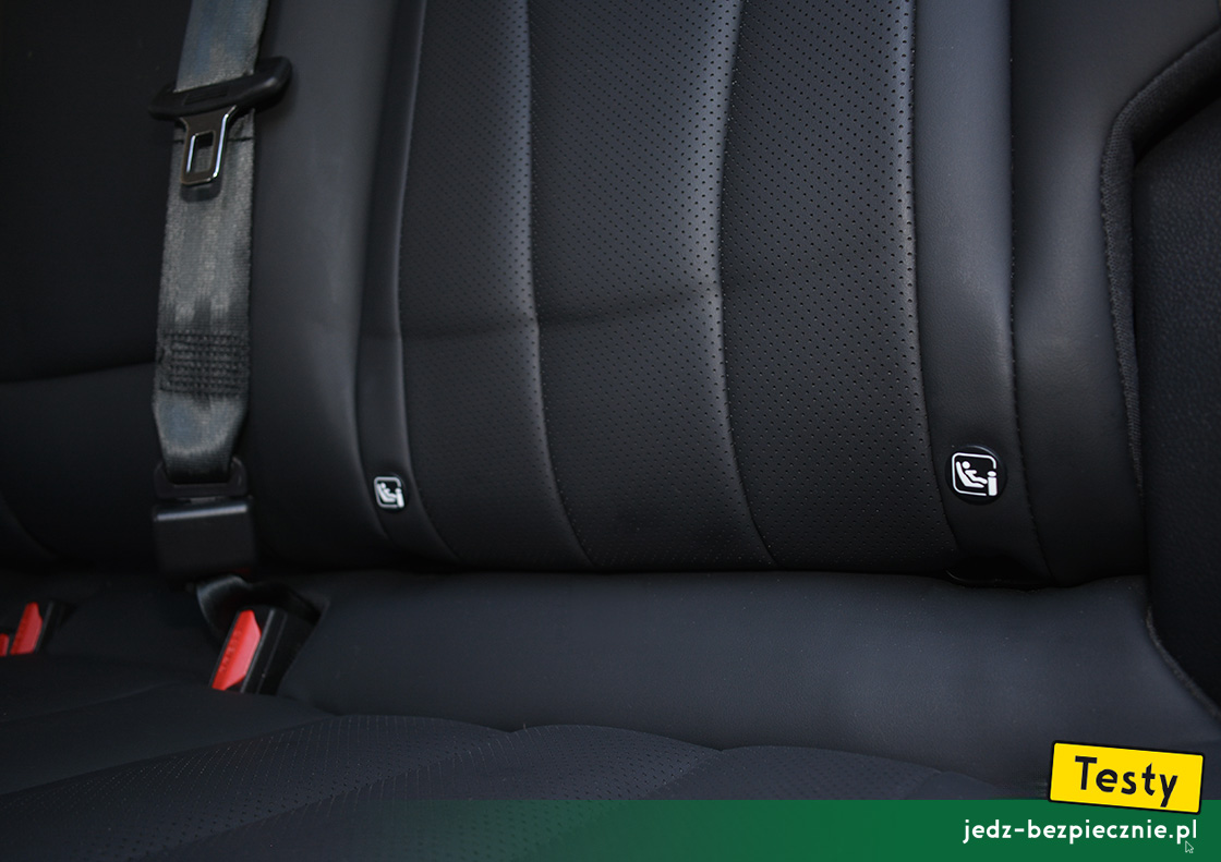 TESTY | Chery Tiggo 7 | mocowania Isofix, skrajne miejsca kanapy