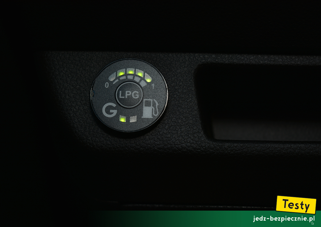 TESTY | Renault Clio V LPG facelifting - przełącznik zasilania benzyna - LPG