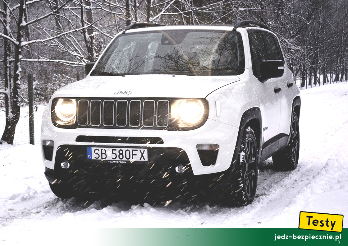 TESTY | Jeep Renegade e-Hybrid | przód auta w wersji wyposażenia Summit