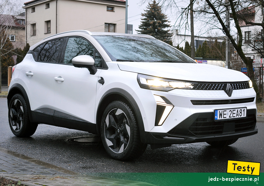 TESTY | Renault Captur II E-Tech full hybrid facelifting | przód auta z napędem pełnej hybrydy