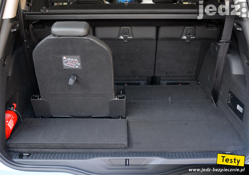 TESTY | Citroen Grand C4 Picasso - bagażnik wersji 7-osobowej z trzecim rzędem siedzeń