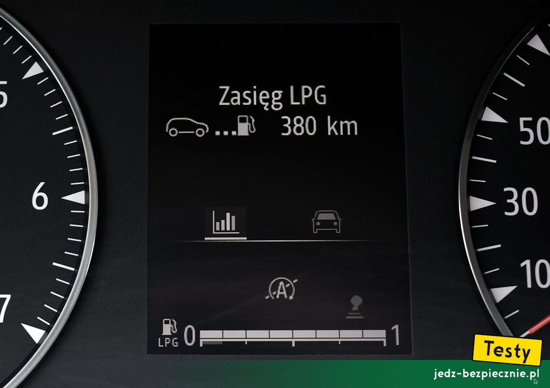 Testy - Dacia Jogger 5-osobowa - zasięg auta na paliwie LPG