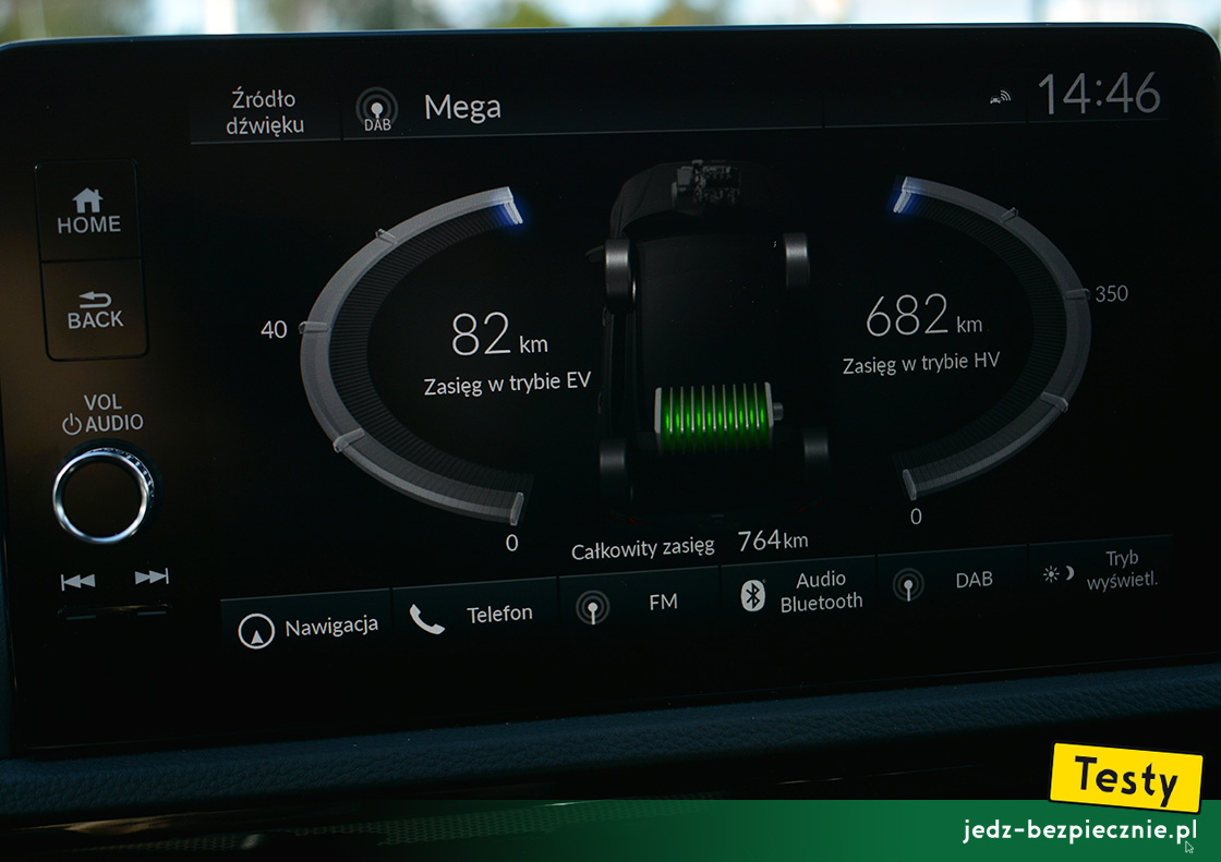 TESTY | Honda CR-V e:PHEV | zasięg auta - benzyna i akumulator, plug-in