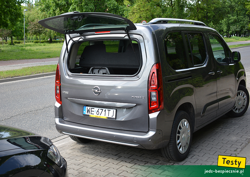 TESTY | Opel Combo Life E | Plusy - Dostęp do bagażnika