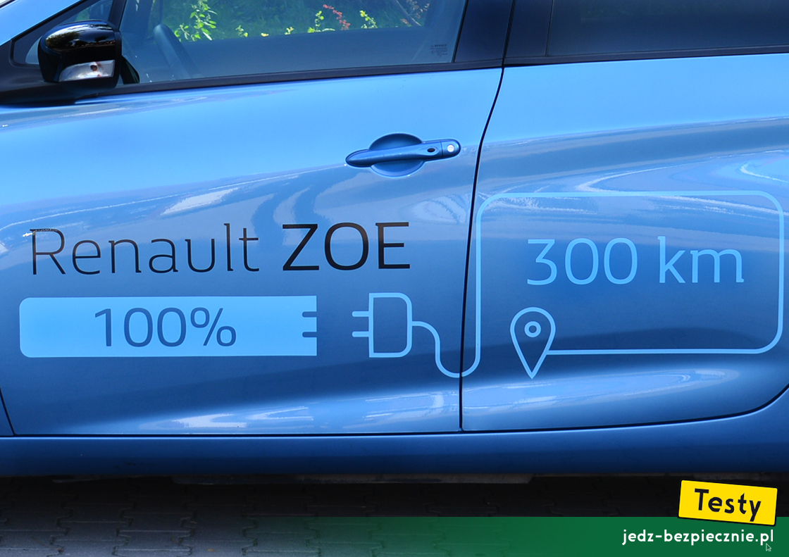 Testy - Renault ZOE 2018 - realnym zasięg na jednym ładowaniu do 300 kilometrów