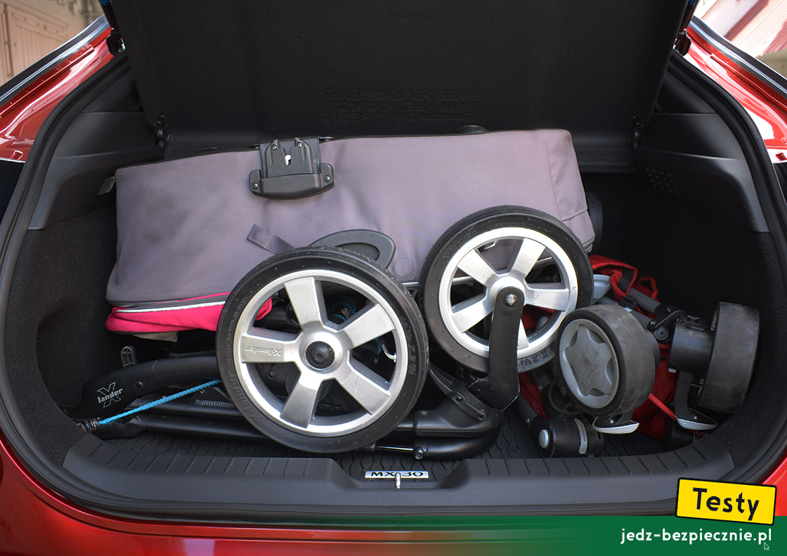 Testy - Mazda MX-30 - plusy - przestrzeń bagażnika
