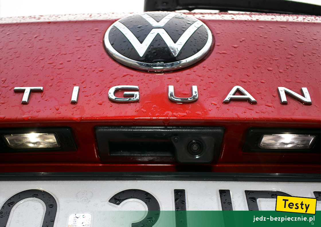 Testy - Volkswagen Tiguan II eHybrid fl 2020 - umiejscowienie kamery cofania