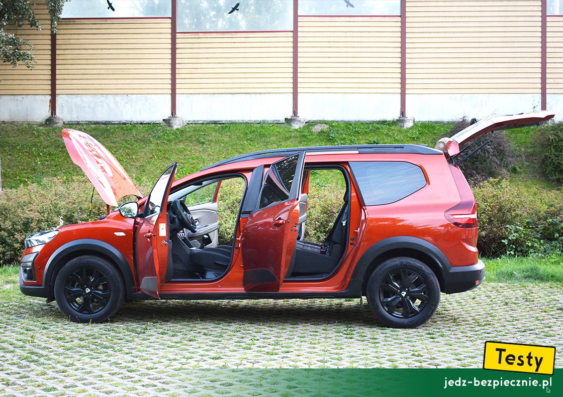 Testy - Dacia Jogger 5-osobowa - podsumowanie testu, plusy i minusy