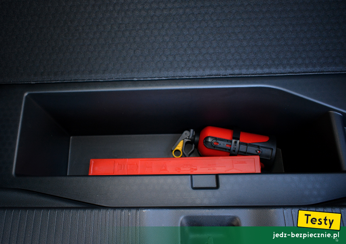 Testy - Honda HR-V e:HEV - schowek pod podłogą bagażnika