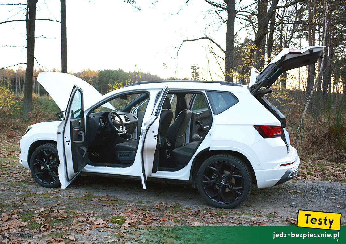 Testy - SEAT Ateca 4Drive facelifting - wady i zalety średniego SUV-a z napędem na cztery koła i sześcioma trybami jazdy
