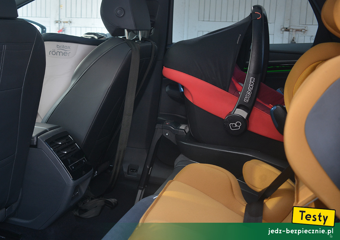 Testy - Volkswagen ID.7 - plusy: trzy pary mocowań Isofix