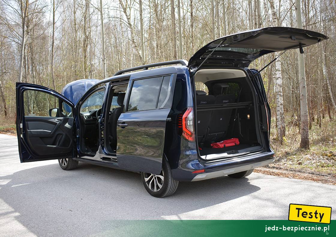 Testy - Renault Grand Kangoo - plusy i minusy, podsumowanie, zużycie paliwa, osiągi