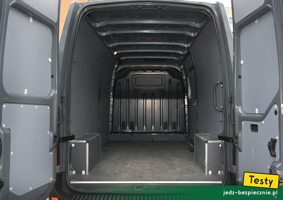 TESTY | Renault Master III facelifting L3H2 furgon FWD | przestrzeń ładunkowa