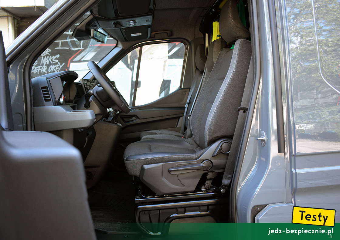 TESTY | Nissan Interstar III L3H2 furgon | fotel kierowcy
