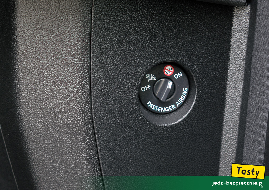 TESTY | Nissan Interstar III L3H2 furgon | wyłącznik poduszki powietrznej pasażera