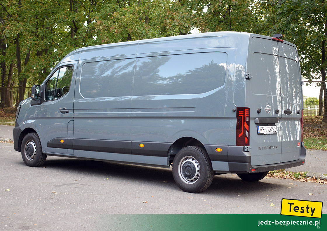 TESTY | Nissan Interstar III L3H2 furgon | tył samochodu